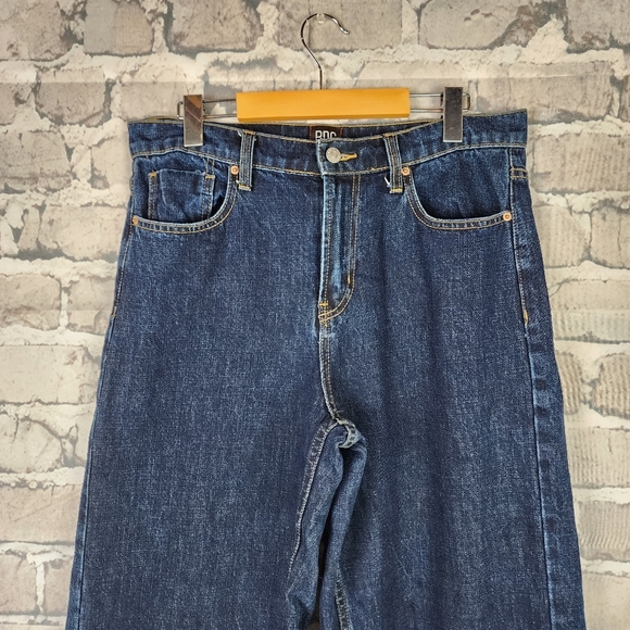 Urban Outfitters BDG Wide Leg Jeans High Waist Dark Wash Size 29 Skater - Picture 3 of 14